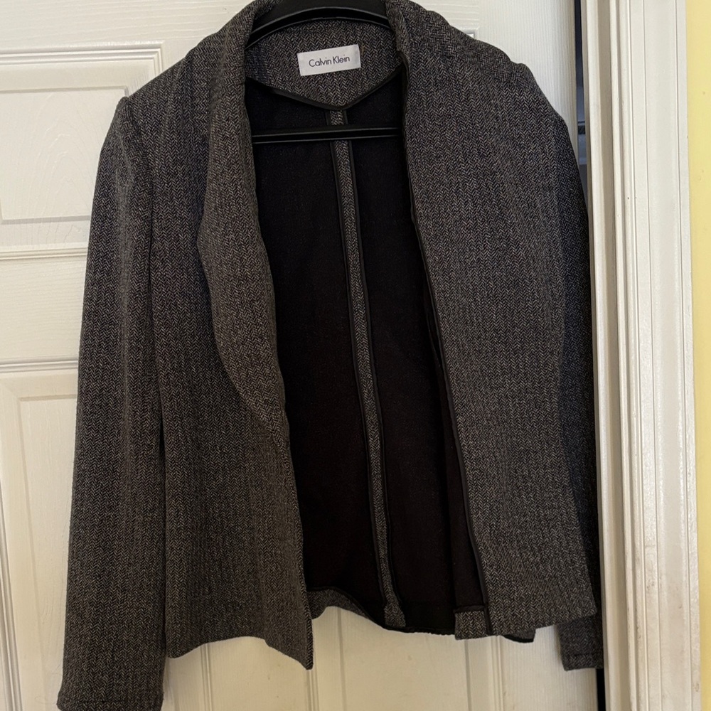 Calvin Klein Women's Charcoal Blazer